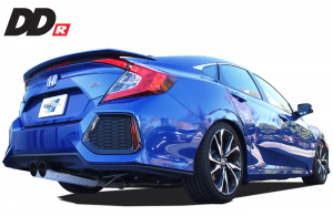 Honda Civic Performance Exhaust - GReddy - DD-R Resonated - 2017